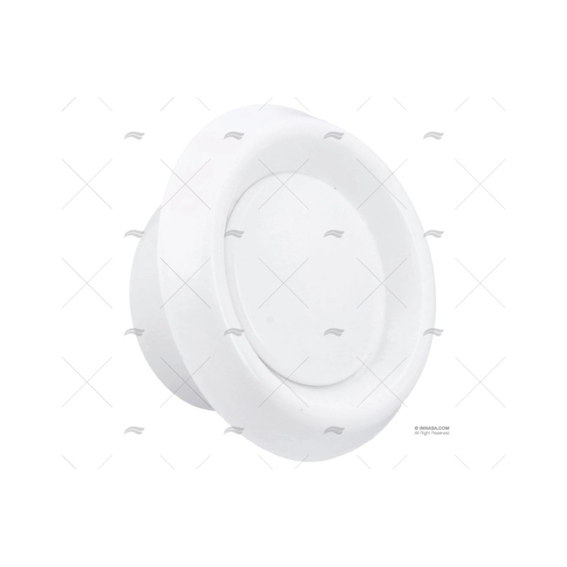 REJILLA AIRE PVC 100MM REDONDA BLANCA THERMOWELL