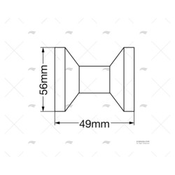 RODILLO RECAMBIO 56MM