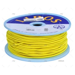 CABO SHOCK CORD 04MM AMARILLO 100M LIROS