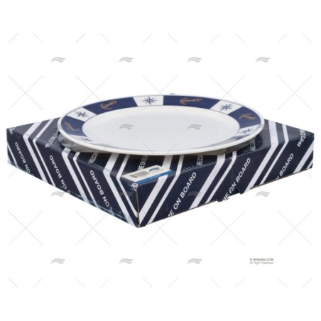 PLATO LLANO MELAMINA 6PCS