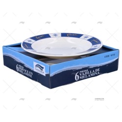 PLATO HONDO MELAMINA 6PCS