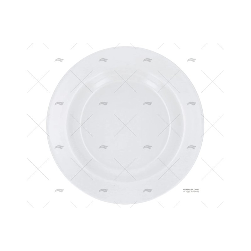PLATO SOPA MELAMINA BLANCO ANTIDES. 6PCS