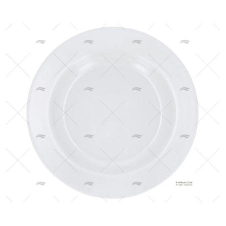 PLATO SOPA MELAMINA BLANCO ANTIDES. 6PCS