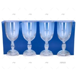 COPA AGUA/VINO 350ML 4PCS
