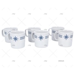 JARRA MELAMINA ROSA VIENTOS 6PCS