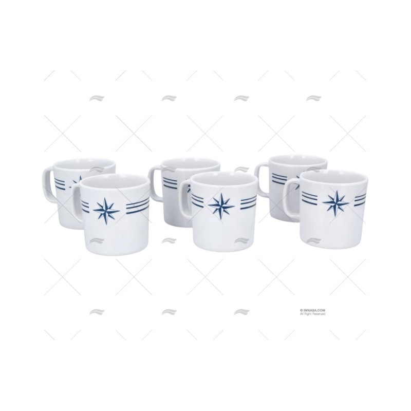 JARRA MELAMINA ROSA VIENTOS 6PCS