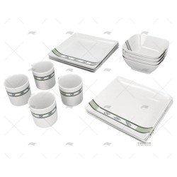 VAJILLA COMPLETA 16 PCS NUDOS