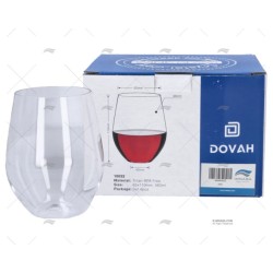VASO AGUA TRITAN 65X110MM 460ML 4PCS