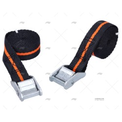 CINCHA 25MM 1,6MT NEGRA-R COCODRILO 2U