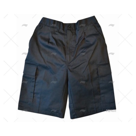 PANTALON CORTO NEGRO TERGAL 240G T-42