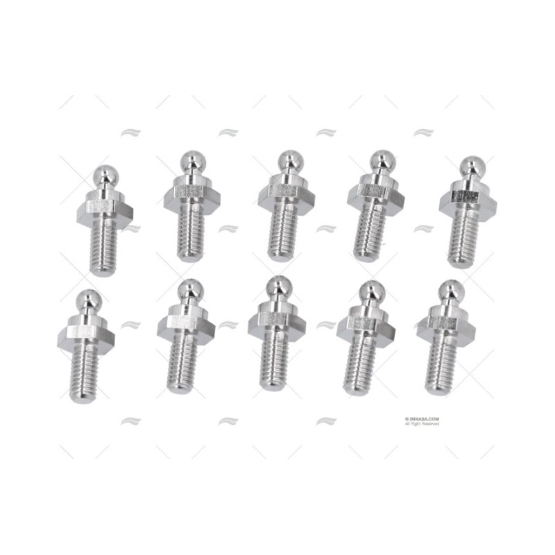 MACHO ROSCA TENAX 10MM LATON NIQUELADO LOXX