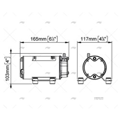 COMPRESOR BOCINA 12V CROMADO MARCO