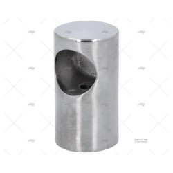 SOPORTE PASAMANO INOX TERMINAL 25MM