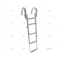 ESCALERA 4 PELD. TELESCOPICA AGARRADEROS IMNASA