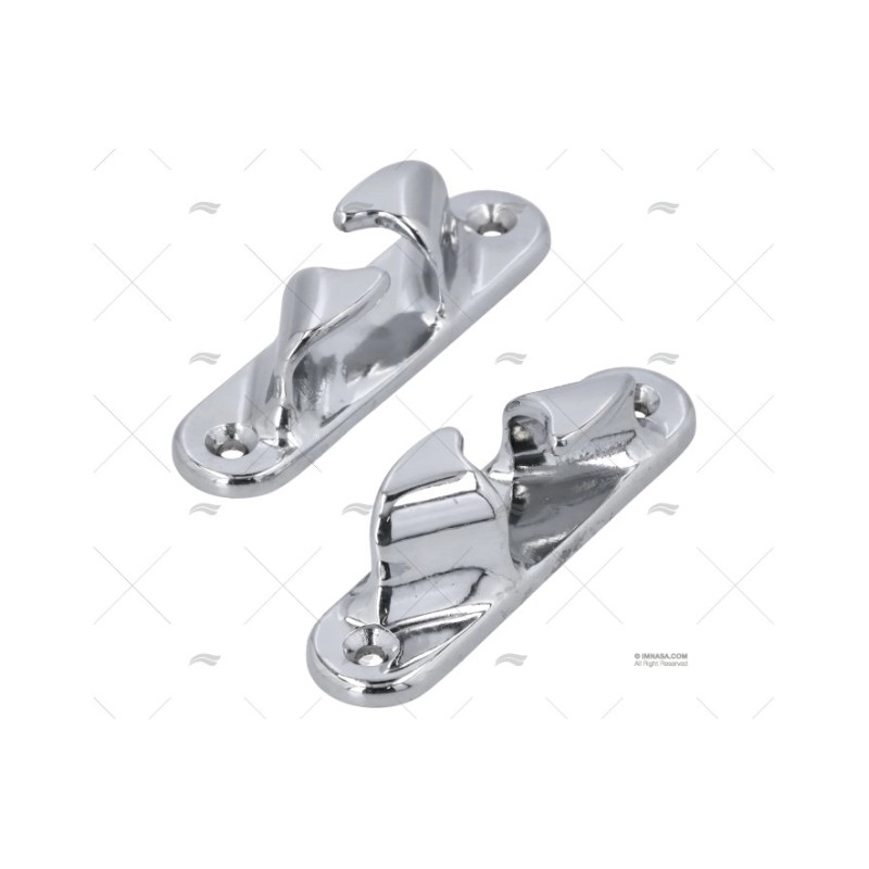 GUIACABOS 110X27MM JUEGO BRONCE CROMADO