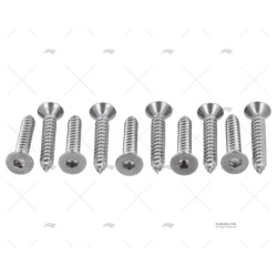 TORNILLO AISI316 4,2X25MM CAB.HEXAG. 10U