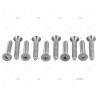 TORNILLO AISI316 4,2X25MM CAB.HEXAG. 10U