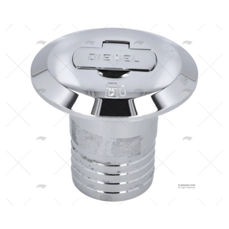 TAPON DIESEL 50MM C/LLAVE LATON CROMADO FORESTI SUARDI