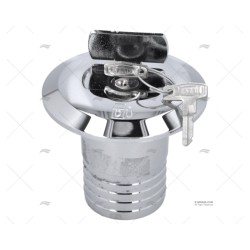 TAPON DIESEL 50MM C/LLAVE LATON CROMADO FORESTI SUARDI