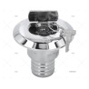 TAPON FUEL 38MM C/LLAVE LATON CROMADO F. FORESTI SUARDI