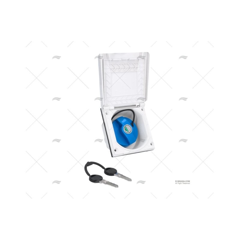CAJA TAPON LLENADO AGUA CON LLAVE