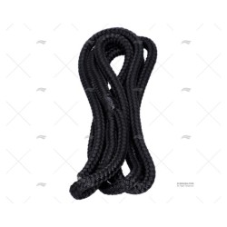 CABO P/DEFENSA NEGRO 08MM 1.5M C/GAZA