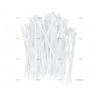 BRIDA NYLON 2,5X98 BLANCA 100 UNIDADES NORMA