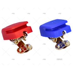 BORNE BATERIA ROJO/AZUL (JUEGO)