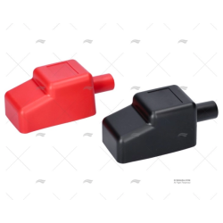 TAPA BORNE ROJO + NEGRO 1/2" (JUEGO)
