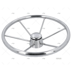 VOLANTE INOX SS 304 C/TAP INOX 394MM