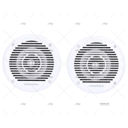 ALTAVOZ 2UD. 80W 166MM IP44 BLANCO LED