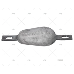 ANODO MAGNESIO PEZ OVAL 140MM 0,45KG TECNOSEAL