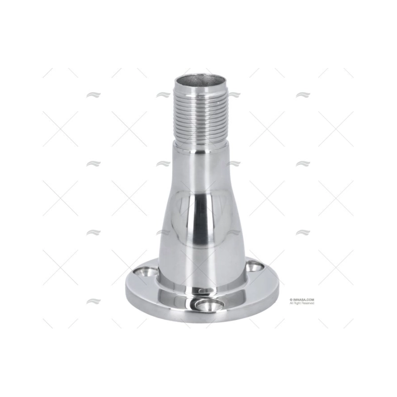 BASE ANTENA FIJA INOX SCOUT