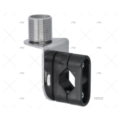 BASE ANTENA PASAMANO 22-25MM INOX 316