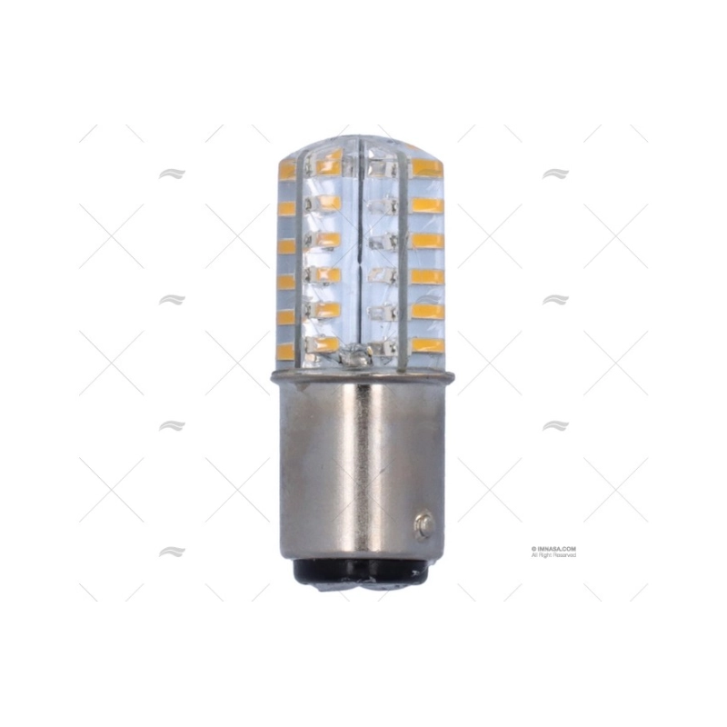 BOMBILLA BA15D 12/24V 30W LED LUZ 360º