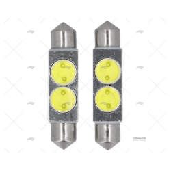 BOMBILLA FESTOON 12V 4 W 11X42 BLANCA