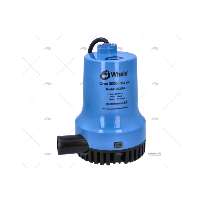 BOMBA ACHIQUE 24V 11340L/H WHA ORCA WHALE