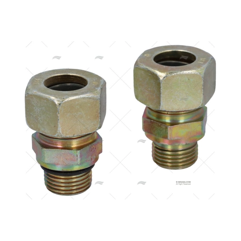 JUEGO RACORDS RECTOS G1/2 18MM LECOMBLE SCHMITT