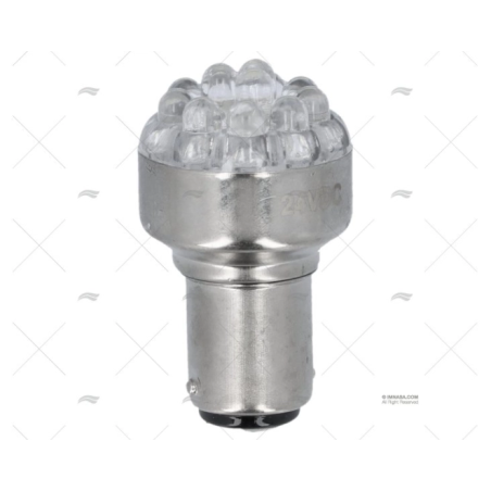 BOMBILLA BA15D 24V 2W LED BLANCA