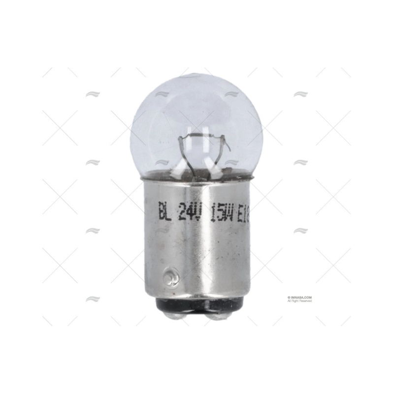 BOMBILLA BA15D 24V 5W 18X35 ESFERICA