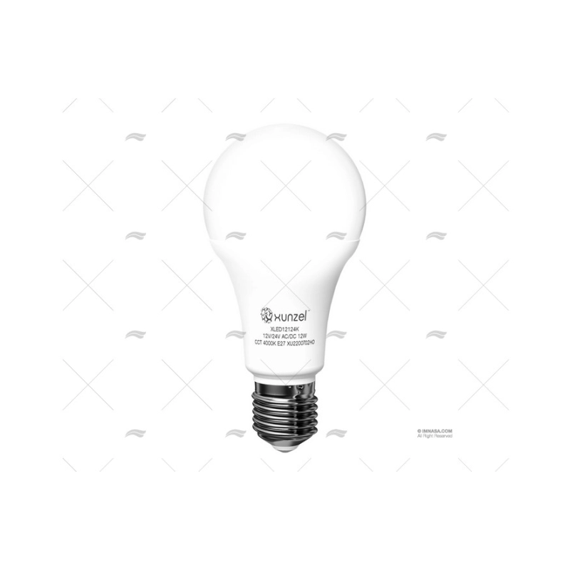 BOMBILLA E27 12/24V 12W LED 60X110 NATU XUNZEL