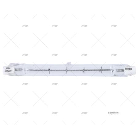BOMBILLA R7S-15 24V 200W 117X10 IODO