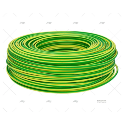 CABLE EL 4 MM2 AMARILLO/VERDE CERT 100M