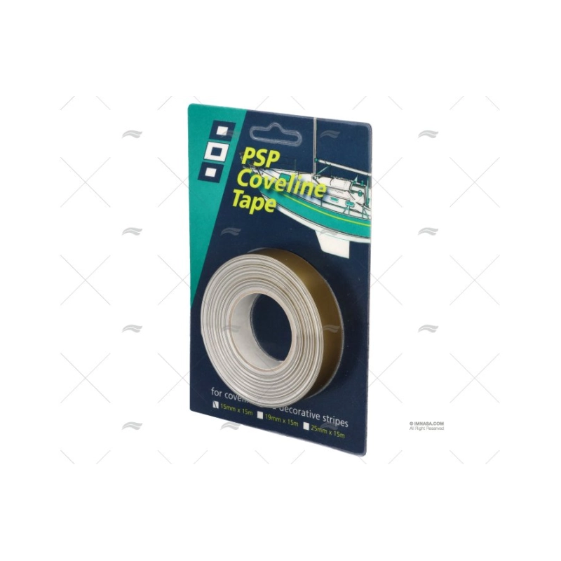CINTA DECOR. COVELINE ORO 15MM 15M PSP TAPES