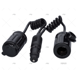 ALARGO MECHERO DOBLE ENCHUFE 12V