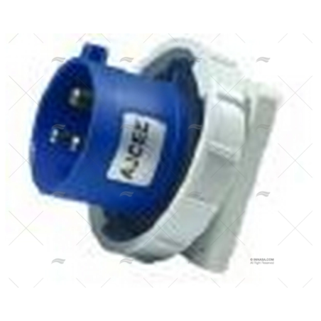 BASE ELEC. POPA MACHO 230V 32A 3P 6H IP6