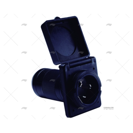 BASE ELECTRICA POPA MACHO 15A(30) NEGRA