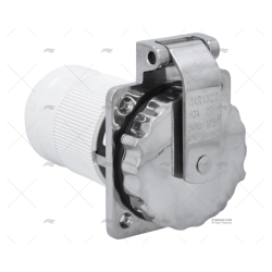 BASE ELEC POPA MARINCO 64A INOX 3P INT S