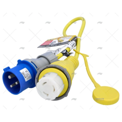 CABLE 1M AMARILLO 32A MACHO/HEMBRA
