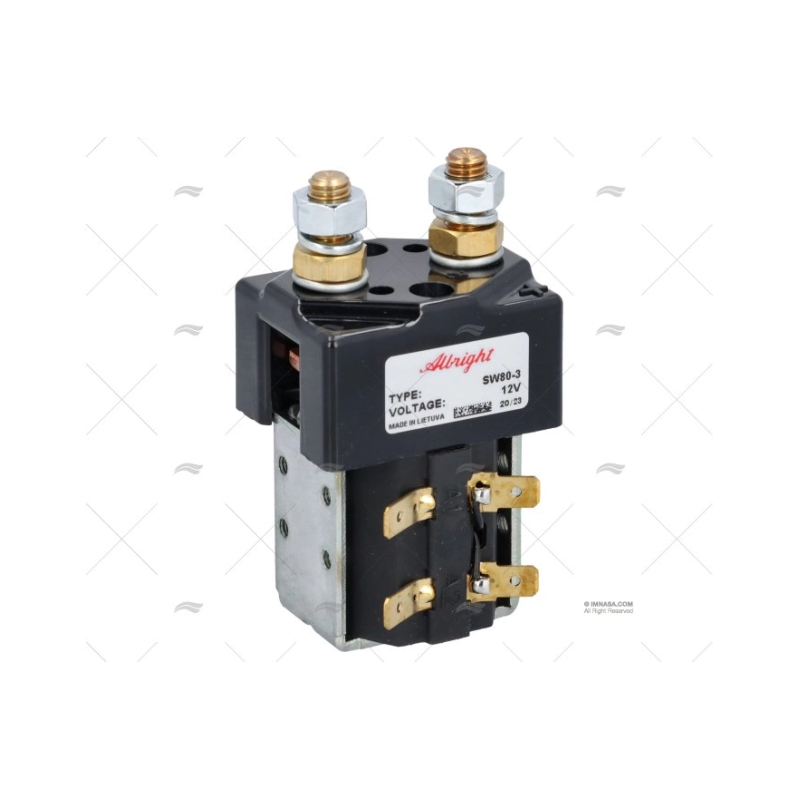 CONTACTOR SIMPLE 12V TIPO SW80-12 ALBRIGHT